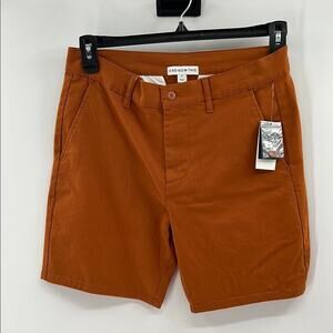 And Now This Men's Flat Front Shorts - Rust Orange - 30 - NWT